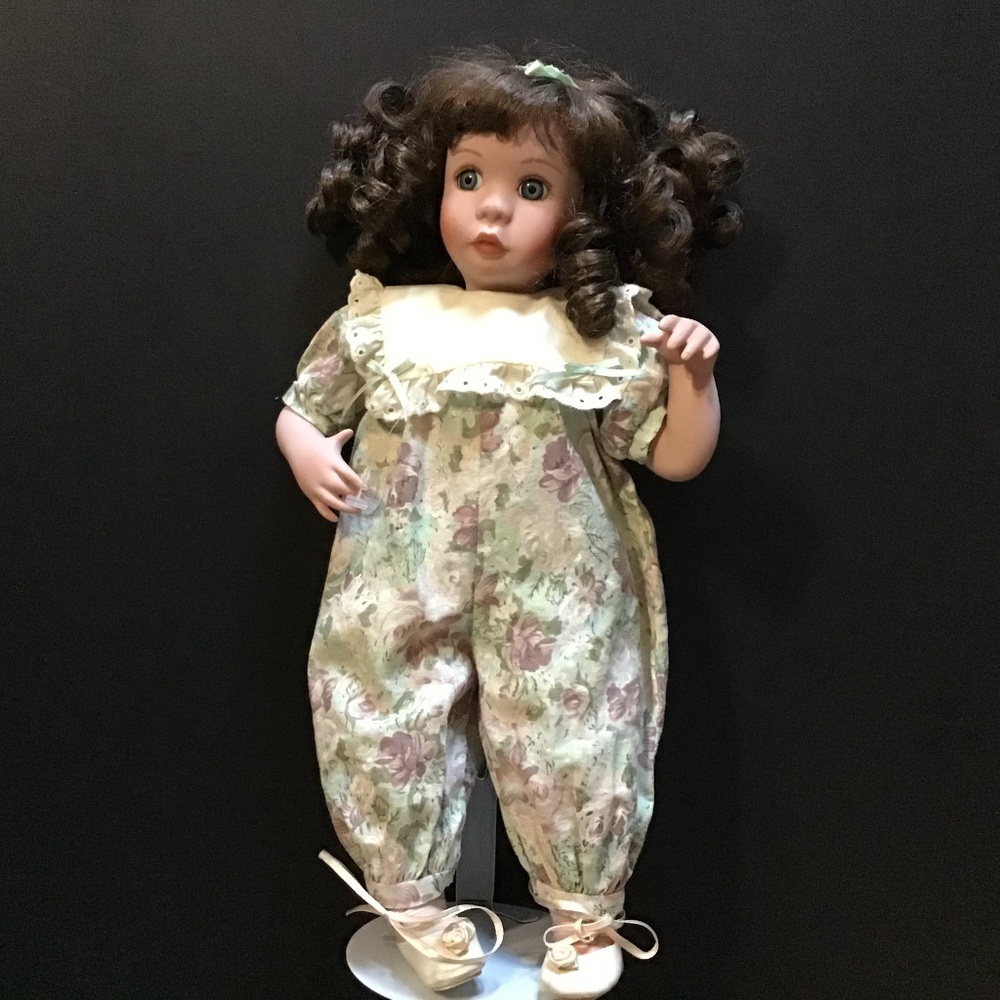 Me And My Blankie Porcelain Doll 16 in
